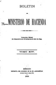 Tapa de Boletín del Ministerio de Hacienda