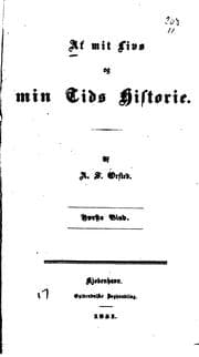 Tapa de Af mit Livs og min Tids Historie