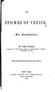 Tapa de The Stones of Venice: The Foundations