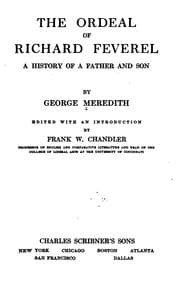 Tapa de The Ordeal of Richard Feverel: A History of a Father and Son