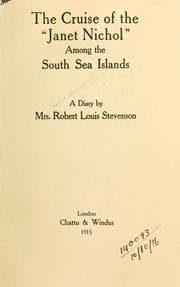 Tapa de The cruise of the "Janet Nichol" among the South Sea Islands