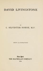 Tapa de David Livingstone