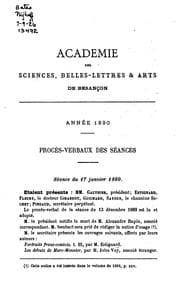 Tapa de Procès-verbaux et mémoires
