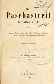 Tapa de Der Paschastreit der alten Kirche