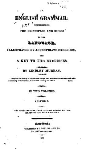 Tapa de An English Grammar