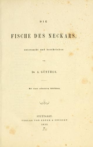 Tapa de Die Fische des Neckars