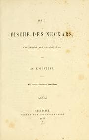 Tapa de Die Fische des Neckars