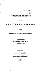 Tapa de A Practical Treatise on the Law of Partnerhip: With Precedents of Copartnership Deeds