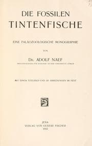 Tapa de Die fossilen Tintenfische