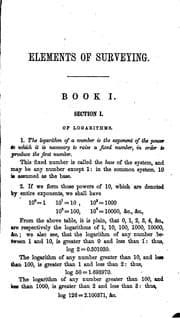 Tapa de Elements of Surveying, and Navigation, with Descriptions of the Instruments ..