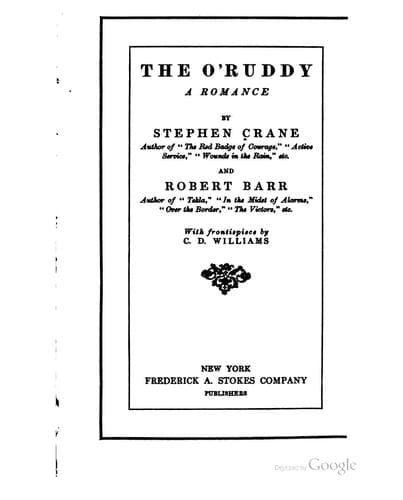 Tapa de The O'Ruddy: A Romance