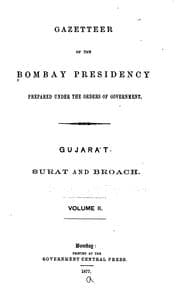 Tapa de Gazetteer of the Bombay Presidency ...