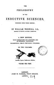 Tapa de THE PHILOSOPHY OF THE INDUCTIVE SCIENCES
