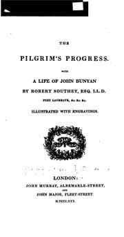 Tapa de The Pilgrim's Progress: With a Life of John Bunyan by Robert Southey