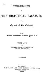 Tapa de Contemplations on the Historical Passages of the Old and New Testaments