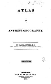 Tapa de An Atlas of Antient Geography,