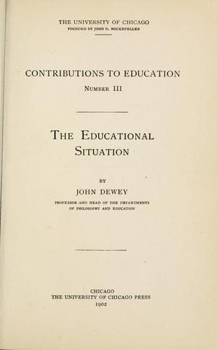 Tapa de educational situation.