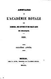 Tapa de Annuaire de l'Académie royale de Belgique =: Jaarboek van Koninklijke Belgische Academie