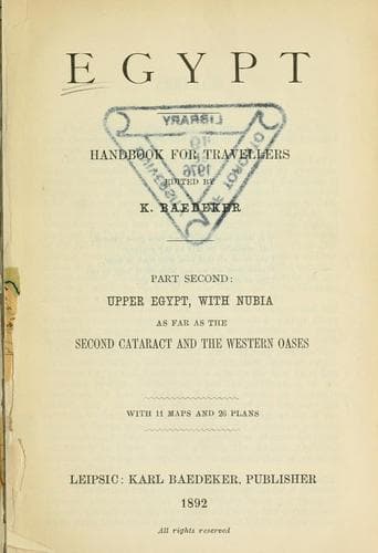 Tapa de Egypt