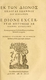Tapa de Ek ton Dionos Eklogai Ioannou tou Xiphilinou =