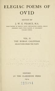 Tapa de Elegiac poems of Ovid