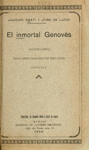Tapa de El inmortal Genovés