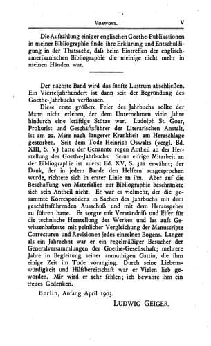 Tapa de Goethe-jahrbuch