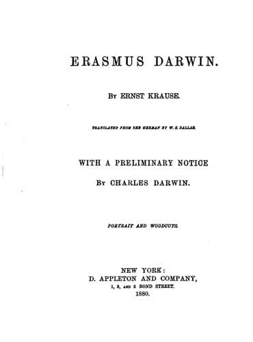 Tapa de Erasmus Darwin