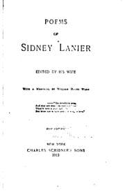 Tapa de Poems of Sidney Lanier