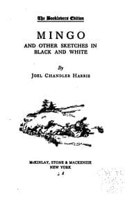 Tapa de Mingo, and Other Sketches in Black and White