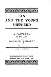 Tapa de Pan and the Young Shepherd: A Pastoral in Two Acts