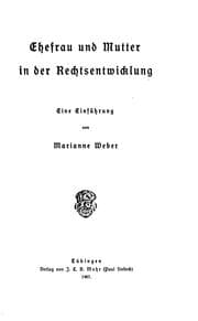 Tapa de Ehefrau und Mutter in der Rechtsentwicklung: Eine Einführung