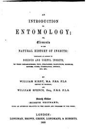 Tapa de An Introduction to Entomology on Elements of the Natural History of Insects