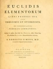 Tapa de Euclidis Elementorum libri priores sex, item undecimus et duodecimus