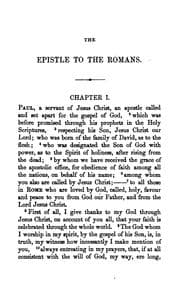 Tapa de The Epistle ... to the Romans, an orig. tr. by J. Turnbull