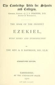 Tapa de The book of the prophet Ezekiel