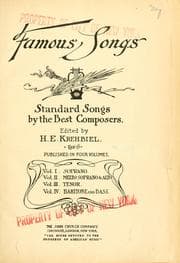Tapa de Famous songs