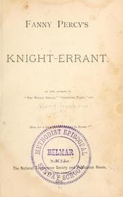 Tapa de Fanny Percy's knight-errant ...