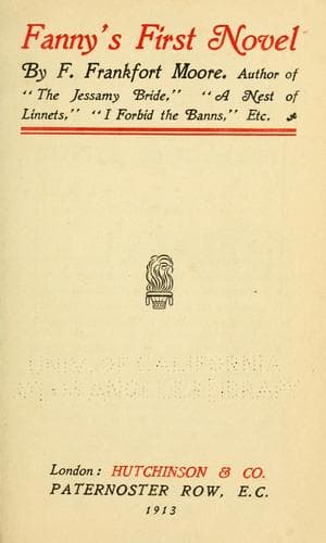 Tapa de Fanny's first novel