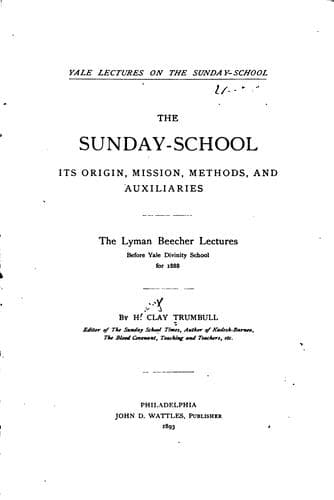 Tapa de The Sunday-school