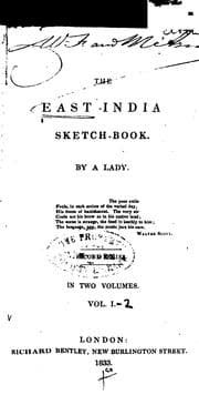 Tapa de The East India Sketch-book