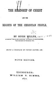 Tapa de The Headship of Christ and The Rights of the Christian People
