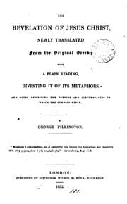 Tapa de The Revelation of Jesus Christ [i-xi] tr., with a plain reading and notes, by G. Pikington