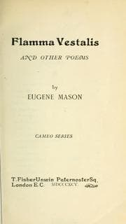 Tapa de Flamma Vestalis and other poems