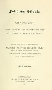 Tapa de Foliorum silvula, part the first