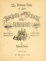 Tapa de The foreign tours of Messrs. Brown, Jones and Robinson