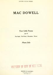 Tapa de Four little poems