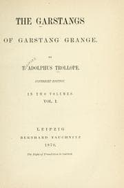 Tapa de The Garstangs of Garstang Grange