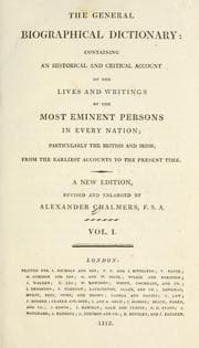 Tapa de The General Biographical Dictionary