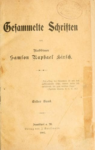 Tapa de Gesammelte Schriften